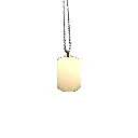 Collier Tag Argent