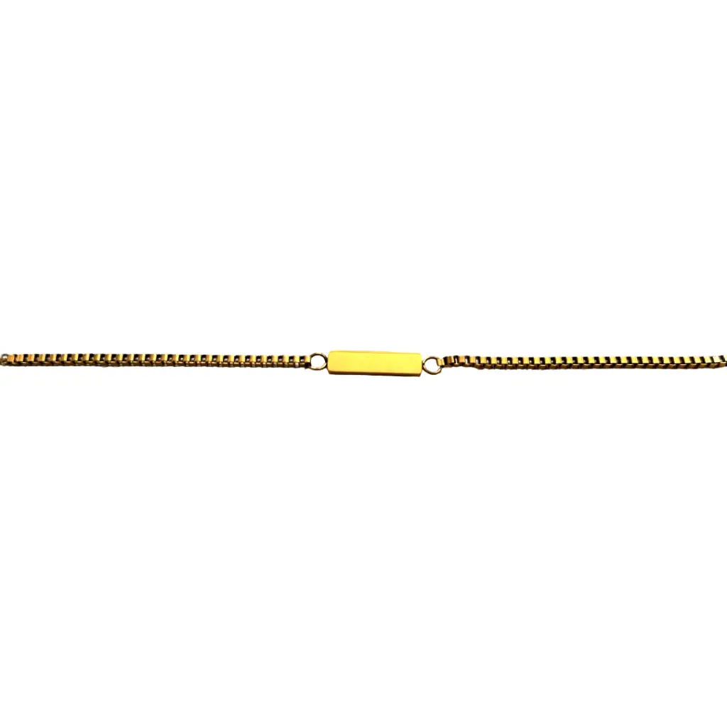 Bracelet oblong gold